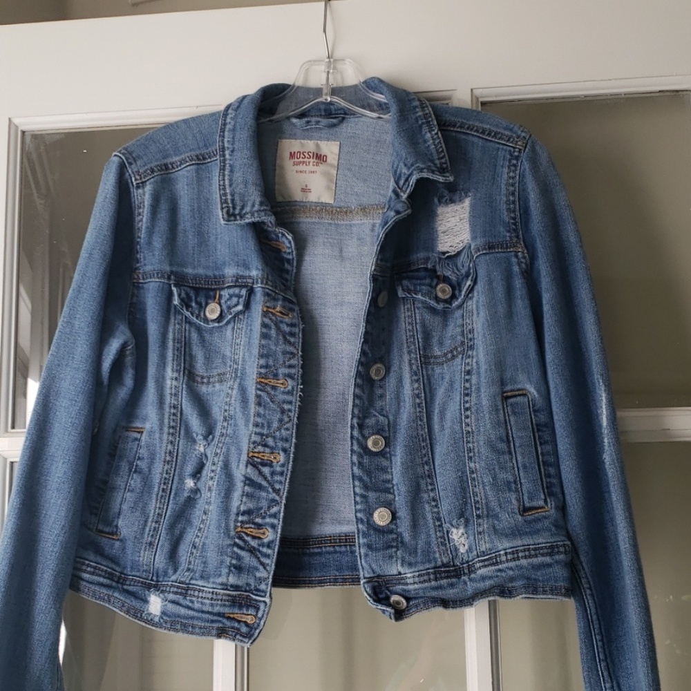 Mossimo Supply Co. Distressed Jean Jacket